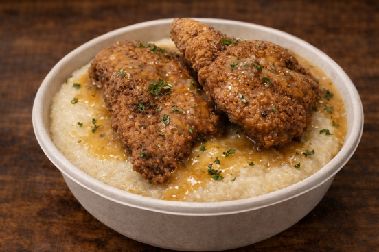 chicken and grits